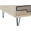 TV furniture DKD Home Decor Metal Paolownia wood (115 x 61 x 43 cm) Fashion