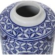 Tibor Alexandra House Living Blue White Ceramic 15 x 30 cm Fashion