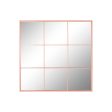 Wall mirror Home ESPRIT Light Pink Window Scandi 90 x 2 x 90 cm Online now