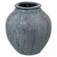 Vase Alexandra House Living Grey Ceramic 19 x 19 cm For Cheap