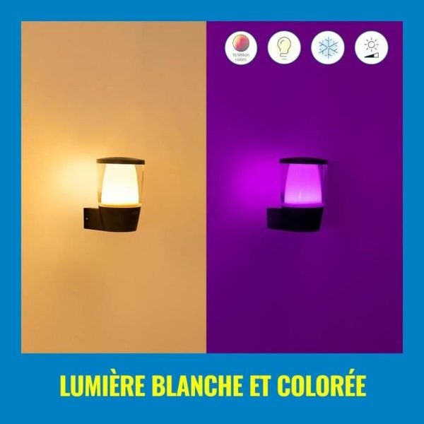 Wall Light Wiz Black Metal Plastic 950 Lm Cheap