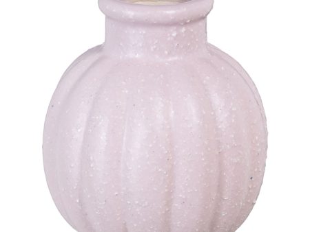 Vase Light mauve Ceramic 11 x 11 x 12 cm For Sale