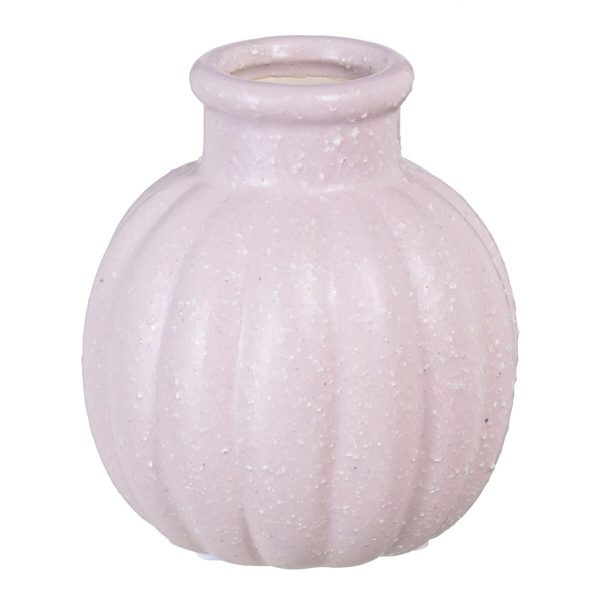 Vase Light mauve Ceramic 11 x 11 x 12 cm For Sale