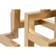 Candle Holder Home ESPRIT Golden Metal Modern 38 x 12 x 29 cm Discount