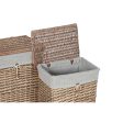 Basket set Home ESPRIT Beige Natural wicker 47 x 35 x 55 cm 5 Pieces Fashion