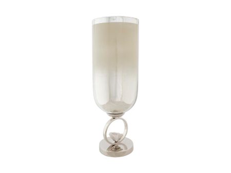 Vase DKD Home Decor Champagne Crystal Aluminium (15 x 15 x 44 cm) Online