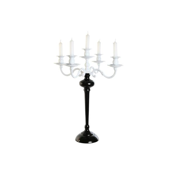 Candle Holder Home ESPRIT Bicoloured Metal Modern 45 x 45 x 51 cm Sale