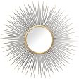 Wall mirror Alexandra House Living Metal 9 x 77 x 78 cm Circular For Discount