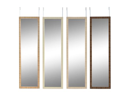 Wall mirror Home ESPRIT Brown Beige Grey Natural 35 x 2 x 125 cm (4 Units) For Cheap