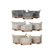 Basket set DKD Home Decor Beige Grey Light brown 40 x 30 x 24 cm Polyester Wood 3 Pieces (3 Units) For Cheap