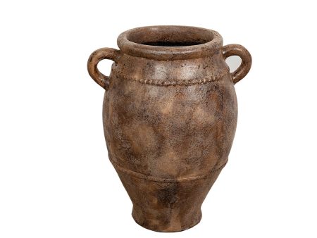 Vase Alexandra House Living Brown Terracotta 33 x 60 x 33 cm on Sale