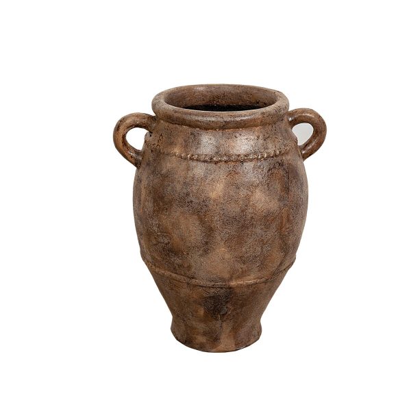 Vase Alexandra House Living Brown Terracotta 33 x 60 x 33 cm on Sale