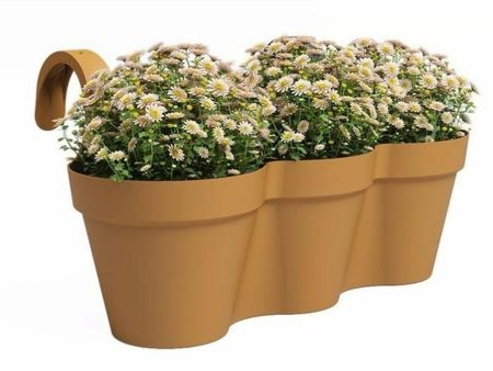 Plant pot Artevasi 54 x 30,5 x 28 cm Yellow For Cheap