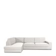 Sofa Cover Eysa JAZ White 110 x 120 x 500 cm For Sale