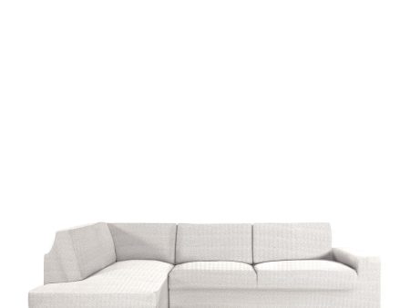 Sofa Cover Eysa JAZ White 110 x 120 x 500 cm For Sale