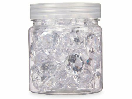 Decorative Stones Diamond 150 g Transparent (16 Units) Online now