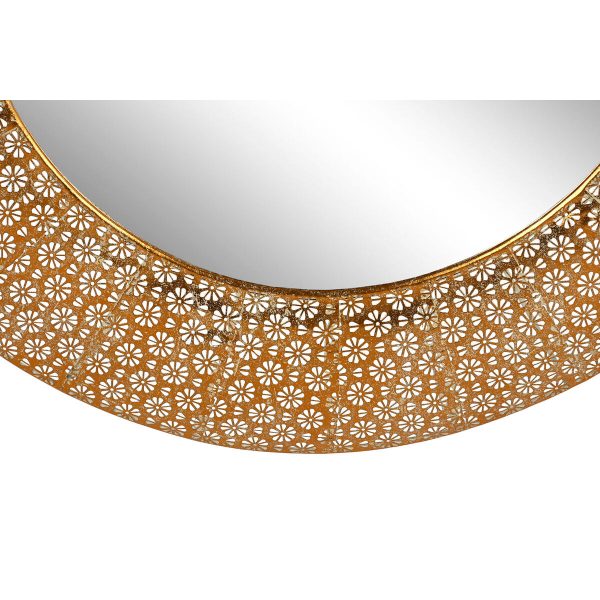 Wall mirror Home ESPRIT Golden Arab 76 x 4,5 x 76 cm Online Sale