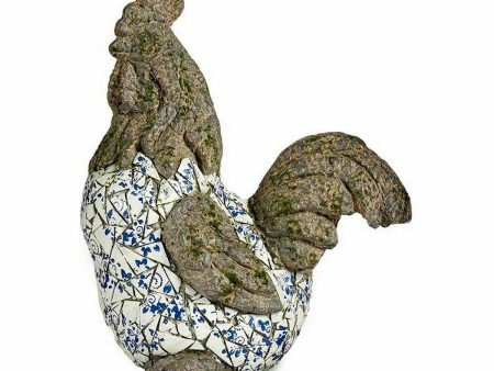 Decorative Garden Figure Rooster Polyresin 22,5 x 46 x 41,5 cm (2 Units) Sale