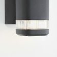 Wall Light Brilliant Jandy Up & Down Exterior 18 W Black GU10 For Discount