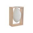 Vase Home ESPRIT White Natural Wood Crystal 17 x 12 x 25 cm Hot on Sale