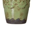 Planter Pistachio Ceramic 11,5 x 11,5 x 11 cm Cheap