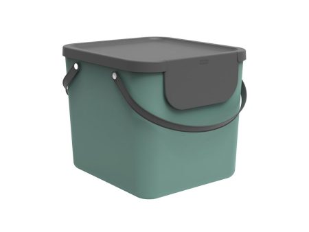 Container Rotho Albula Green 40 L Rectangular Fashion