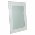 Wall mirror Alexandra House Living White 3 x 90 x 70 cm Rectangular Fashion