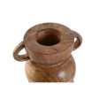 Vase Home ESPRIT White Brown Mango wood Colonial 16 x 10 x 23 cm Online now