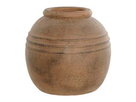 Vase Home ESPRIT Cement Traditional 32 x 32 x 30 cm Online