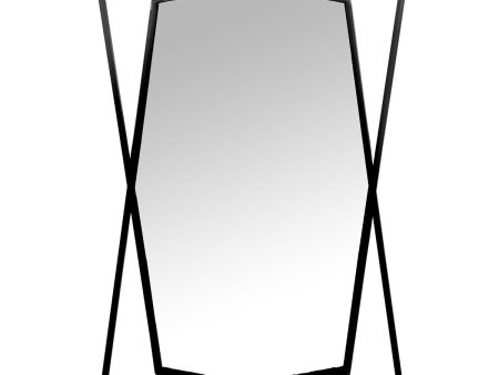 Wall mirror Alexandra House Living Black Geometric Online Sale