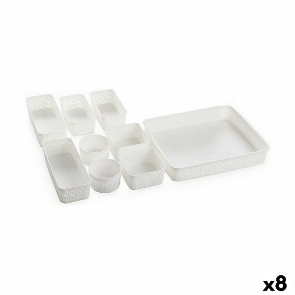 Basket set Dem 9 Pieces Plastic (8 Units) Hot on Sale