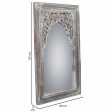 Wall mirror Alexandra House Living White 5 x 107 x 60 cm Rectangular Online now