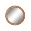 Wall mirror DKD Home Decor Brown Natural Alpino 66 x 5 x 66 cm on Sale