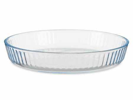 Baking tray Transparent Borosilicate Glass 25,5 x 4,5 x 25,5 cm (6 Units) Online now