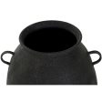 Vase Home ESPRIT Black Metal 34,5 x 34,5 x 57 cm Supply