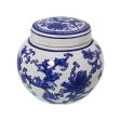 Vase Alexandra House Living Blue Ceramic 10 x 11 x 10 cm For Cheap