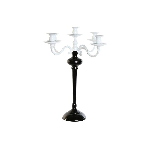 Candle Holder Home ESPRIT Bicoloured Metal Modern 45 x 45 x 51 cm Sale