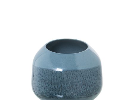 Vase Alexandra House Living Blue Ceramic Tricolour 23 x 23 x 23 cm For Cheap