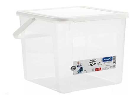 Container Rotho Basic White Transparent 9 L Sale