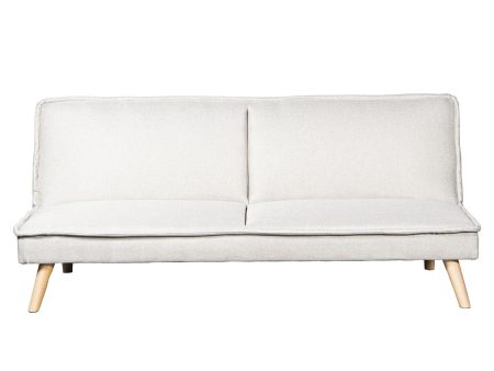 Sofabed Alexandra House Living White 180 x 72 x 84 cm on Sale