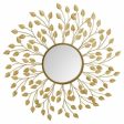 Wall mirror Alexandra House Living Golden 2 x 79 x 79 cm Circle Cheap