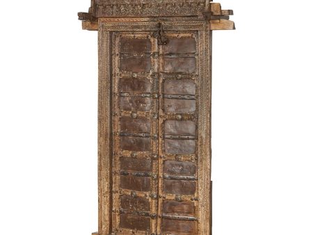 Decorative Garden Figure Home ESPRIT Brown Teak 120 X 46 X 190 cm Door For Sale