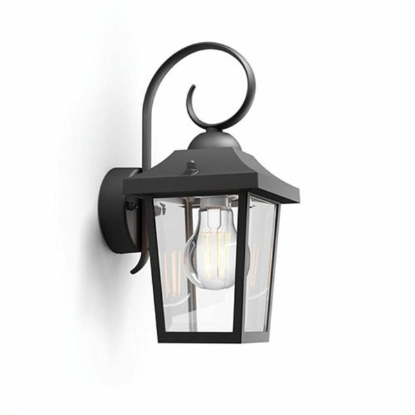 Wall Light Philips 17236 30 PN Black Aluminium 60 W E27 Lantern (1 Unit) Sale