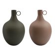 Vase DKD Home Decor 23 x 23 x 38,5 cm Aluminium (2 Units) Discount