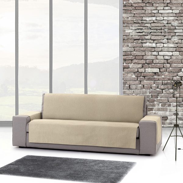 Sofa Cover Eysa MID Beige 100 x 110 x 190 cm For Discount