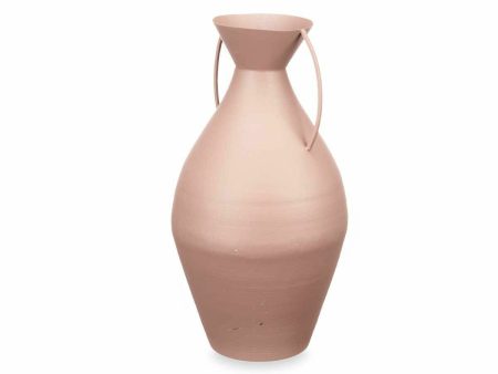 Vase Sand Steel 22 x 43 x 22 cm (4 Units) Sale