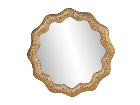 Wall mirror Home ESPRIT Golden Arab 81 x 3,5 x 81 cm Fashion