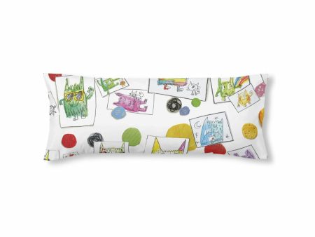 Pillowcase Decolores Indiana Multicolour 175 Threads 45 x 110 cm Sale