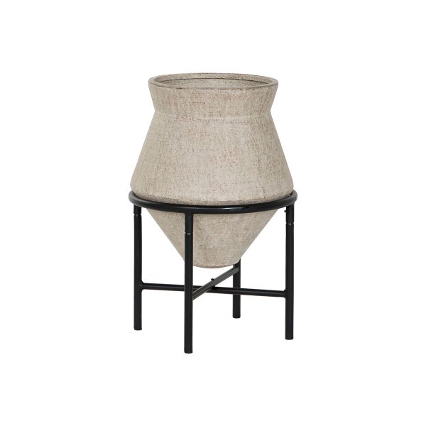 Vase Home ESPRIT Metal Magnesium 40 x 40 x 62 cm Sale