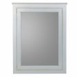 Wall mirror Alexandra House Living White 3 x 90 x 70 cm Rectangular Fashion